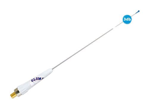 Glomex VHF Antenne 3db - SBPB 900mm Stålpisk FME